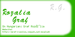 rozalia graf business card